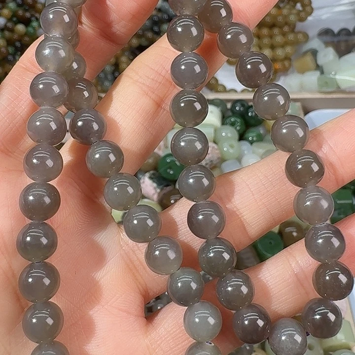 和田玉未镶嵌手链8mm