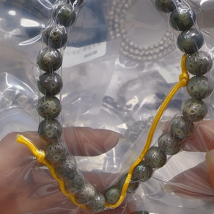 星月菩提手串84哈哈绿星月菩提9圆手持