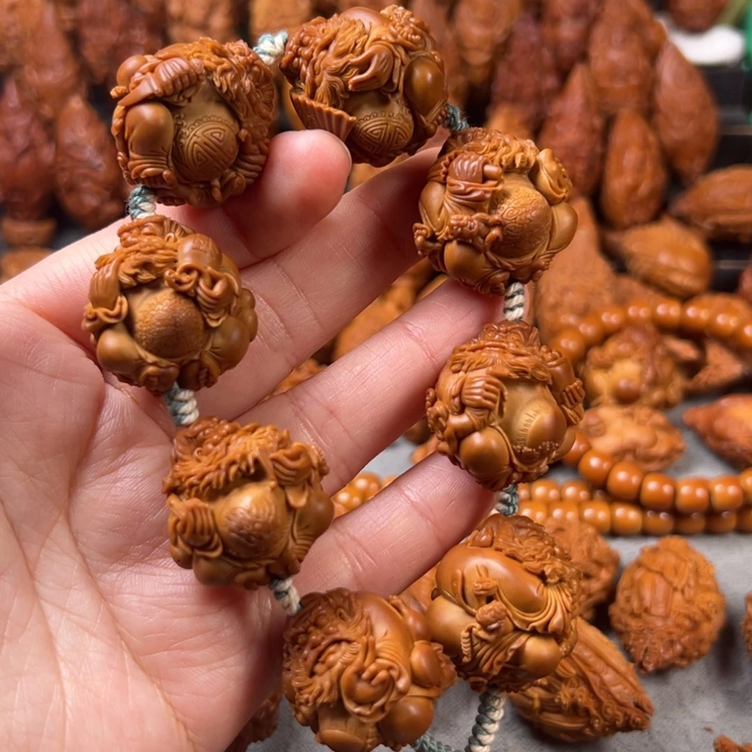 光***强橄榄核手串/手链核雕