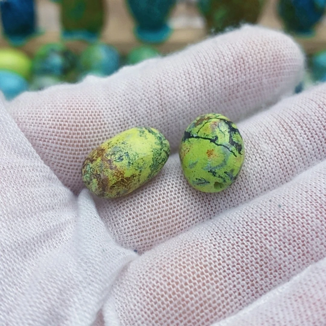 定制绿松石未镶嵌菜籽糖豆