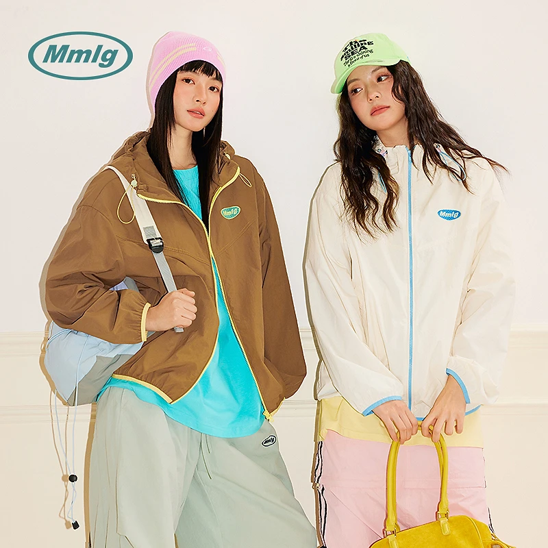 [交个朋友]Mmlg2025春新款户外防水夹克抽绳可调节外套情侣FQW003
