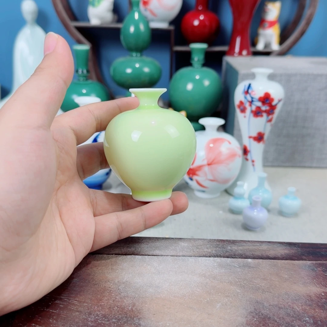 陶瓷手工小花器摆件