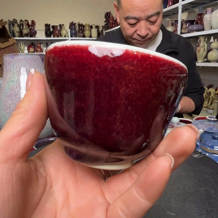 瓷片牛家钧窑牛自恒老师钧瓷