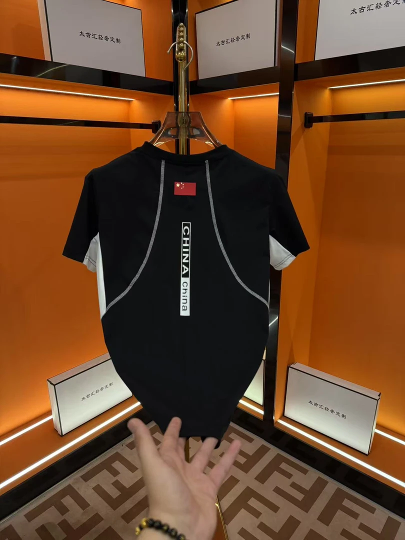 【顺丰包邮】-红旗2025年时尚高端户外奢品T恤轻奢时尚-