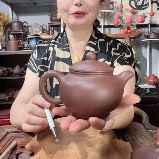 做***梦底槽青茶壶原矿紫砂壶