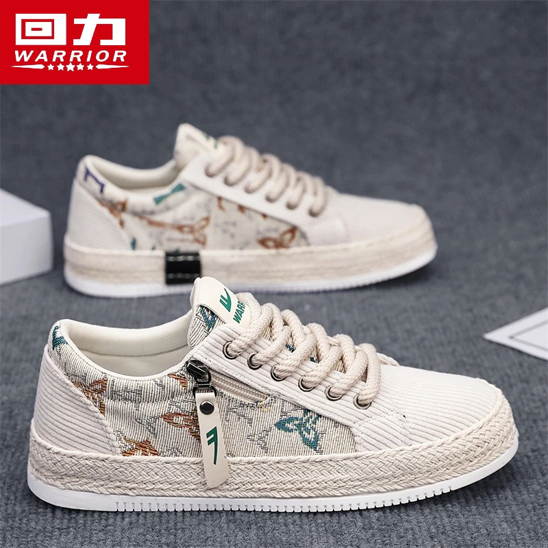 回力帆布鞋男鞋夏季透气2025新款运动休闲防滑板鞋工作老北京布鞋