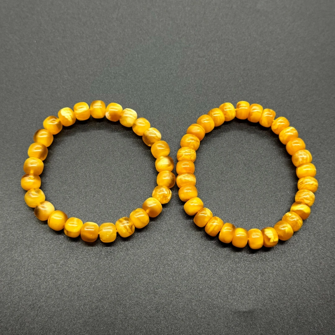 【景旺】8mm-9mm+老蜡金绞白老型手串@多样性只发其中一件