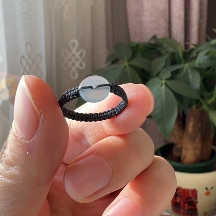 翡翠未镶嵌戒指16-17