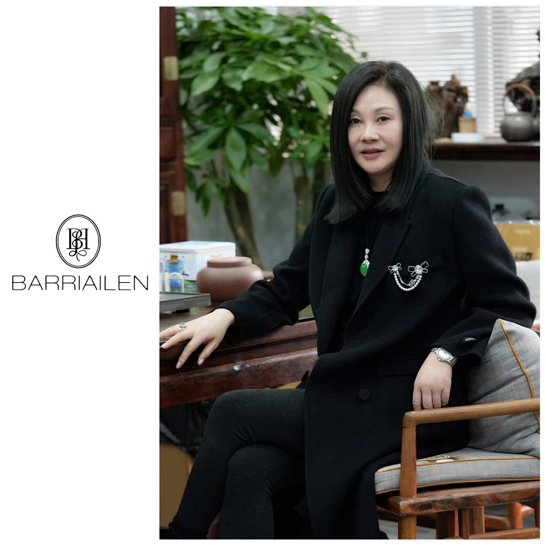 合金锆石胸针 BARRIAILEN | 气质时尚手工胸针-24317