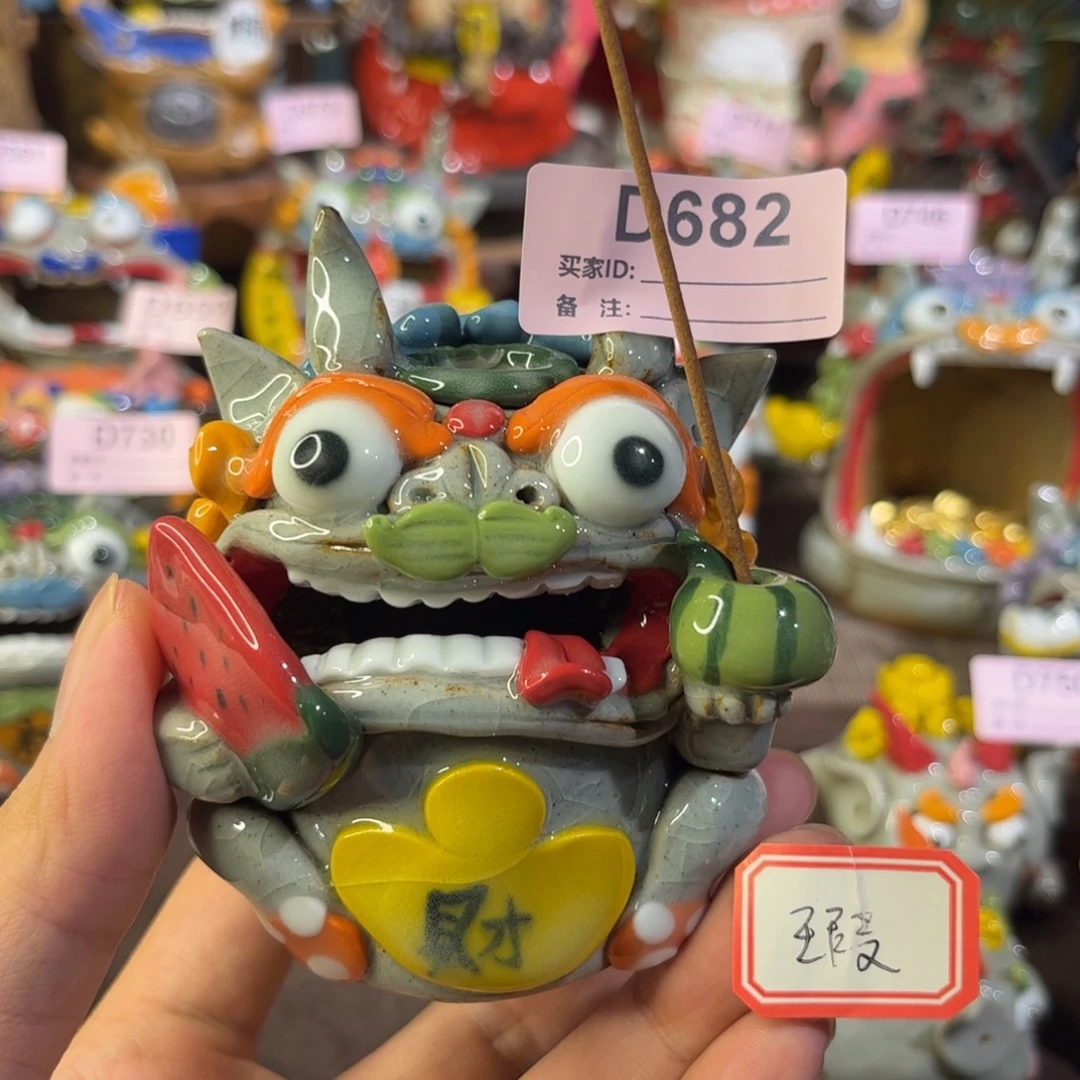 泥塑纯手工茶宠摆件