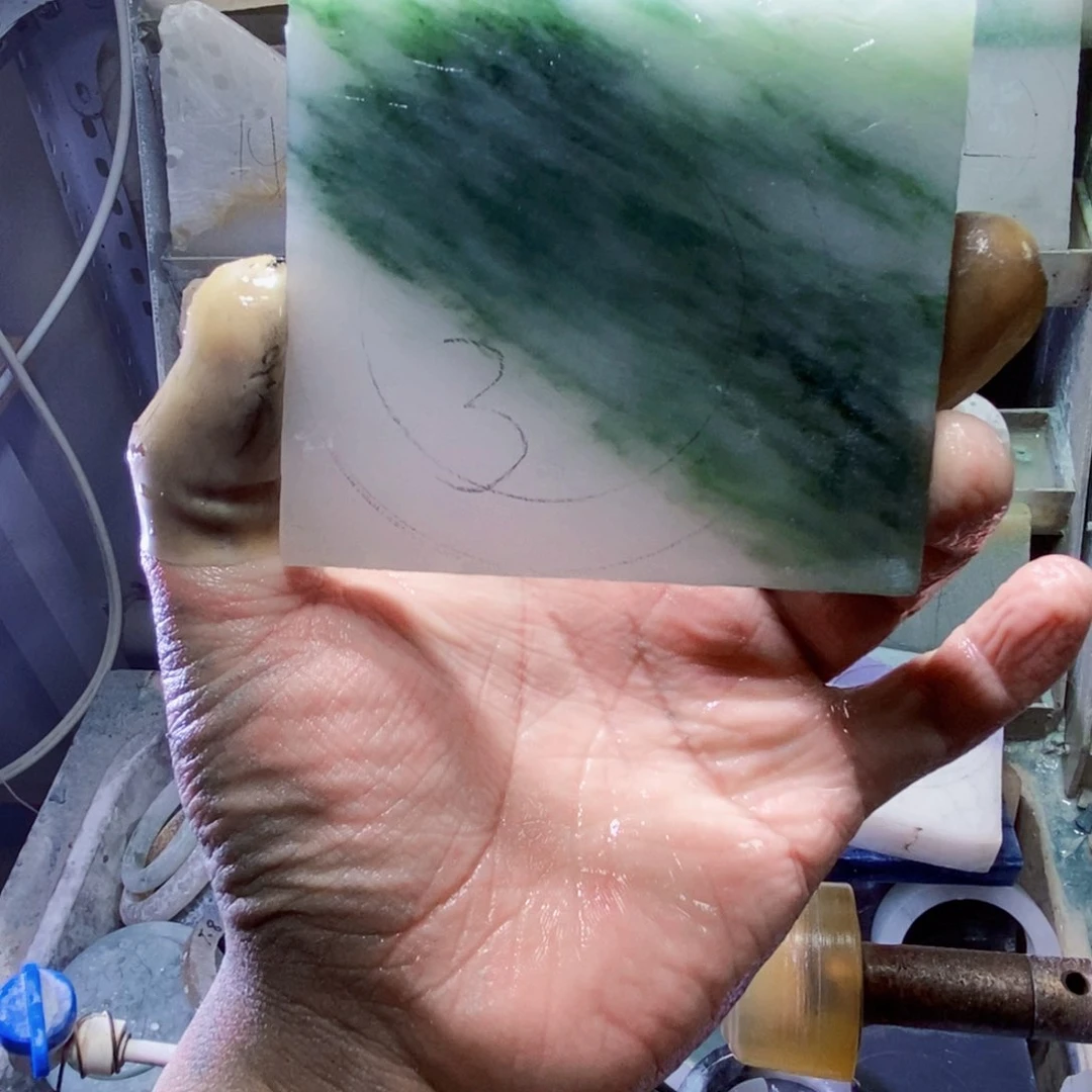 未镶嵌定制石英质玉手镯天山翠