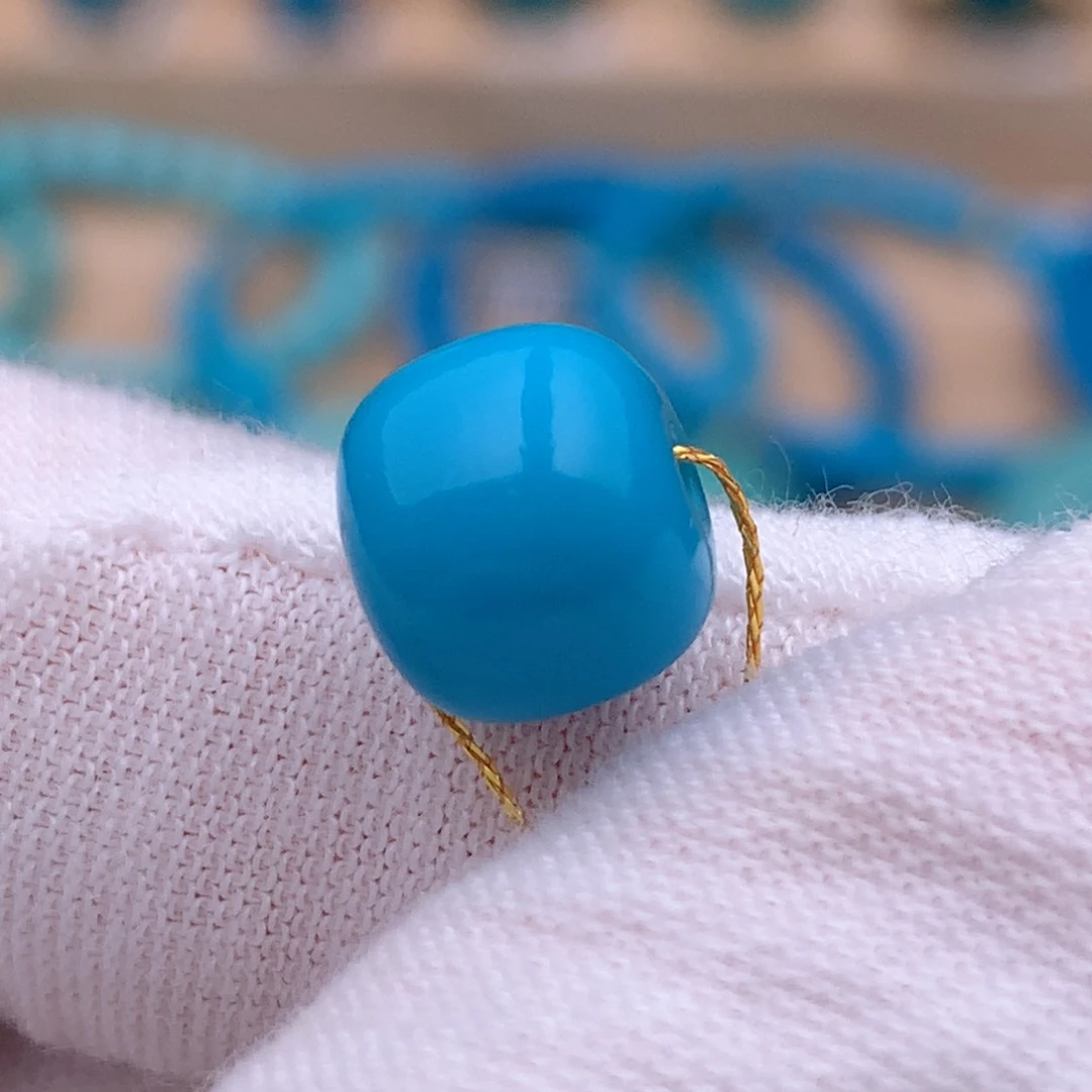 绿松石未镶嵌珠宝奇石9.3mm