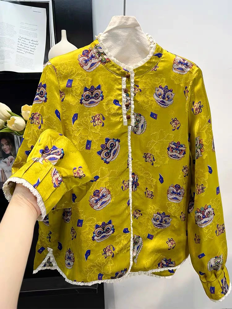 南油朱朱狮子头衬衣530