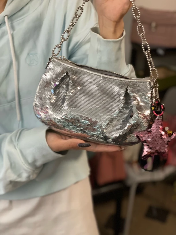 95新 COACH/蔻驰 阿白奢品/蔻驰 亮片包