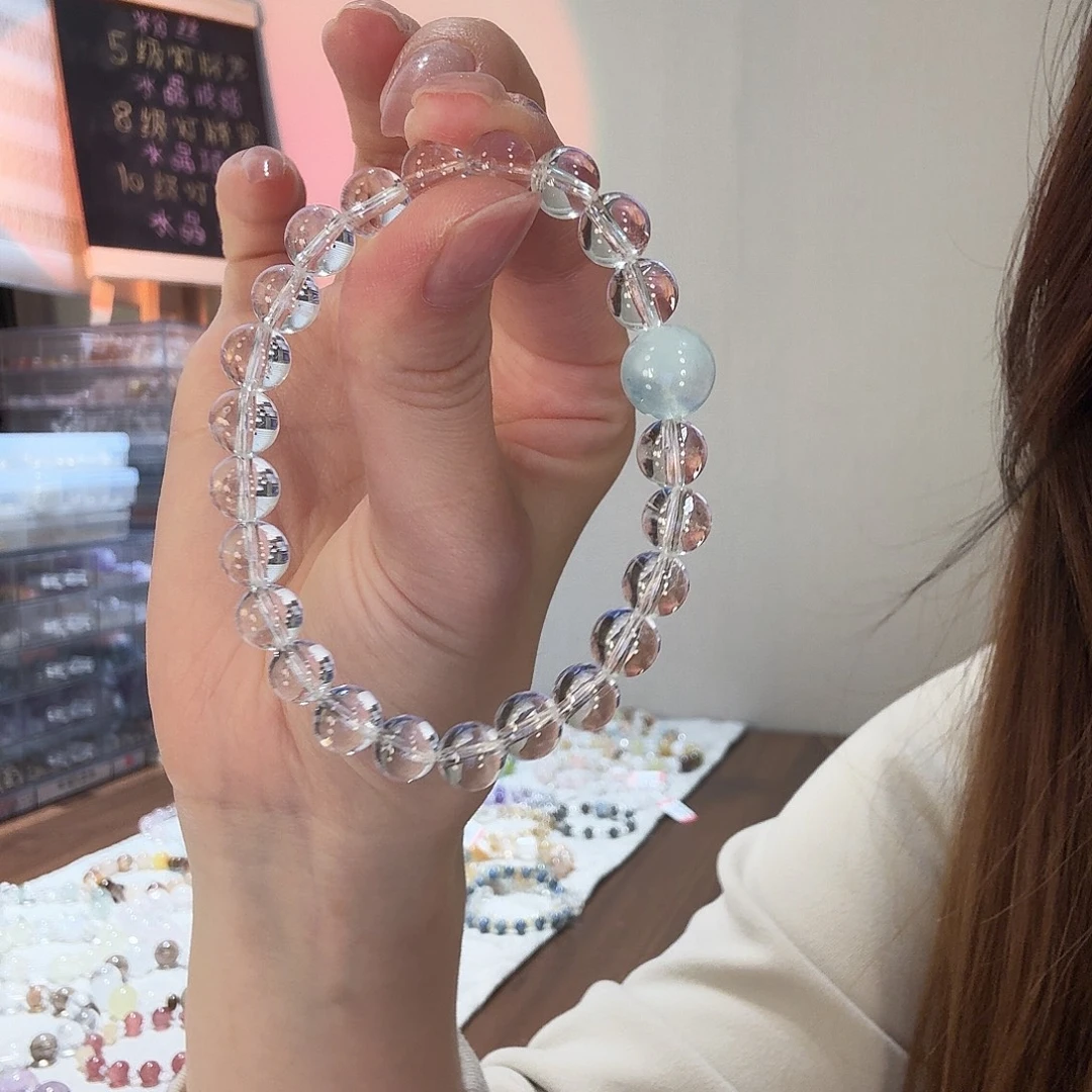 银S925镶嵌水晶手链