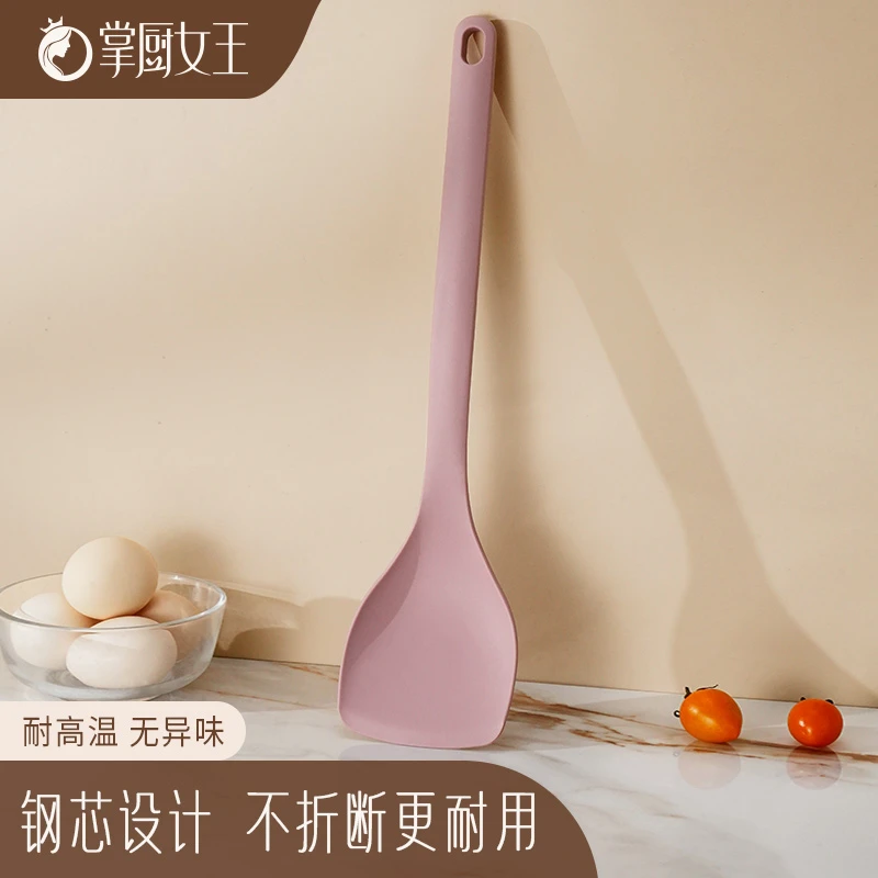 硅胶锅铲硅胶铲炒勺锅铲硅胶炒菜铲子不粘锅铲耐高温锅铲