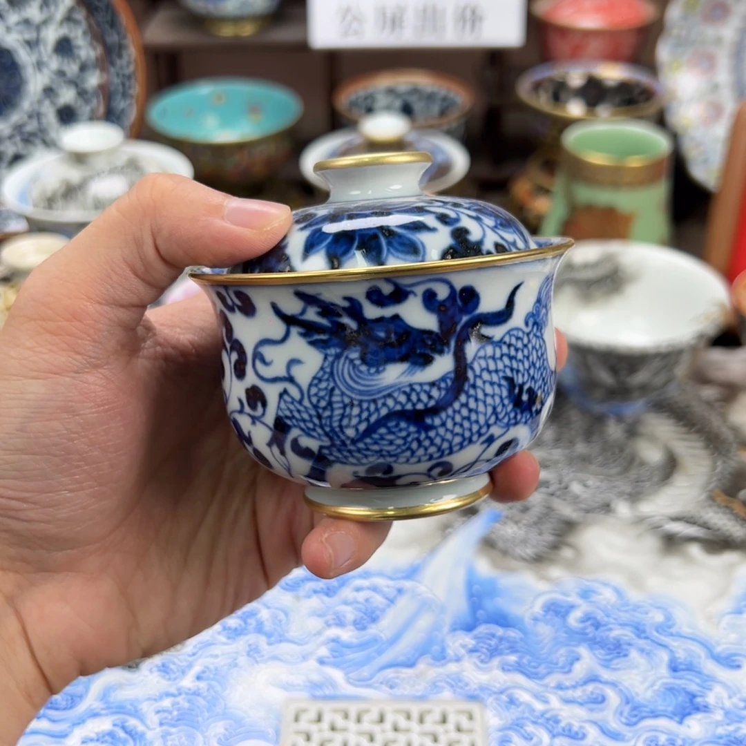 瓷片景德镇手工手绘陶瓷