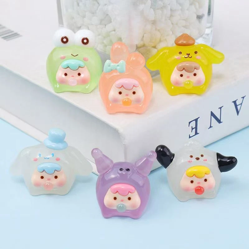 【对对碰】夜光三丽鸥吐泡泡立体小摆件