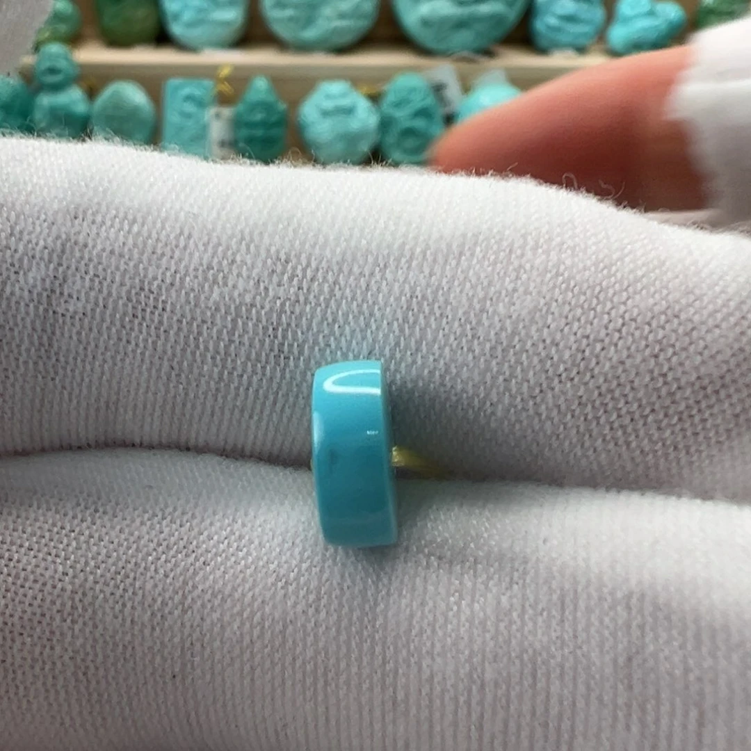 未镶嵌绿松石直切珠8.7x3.5mm