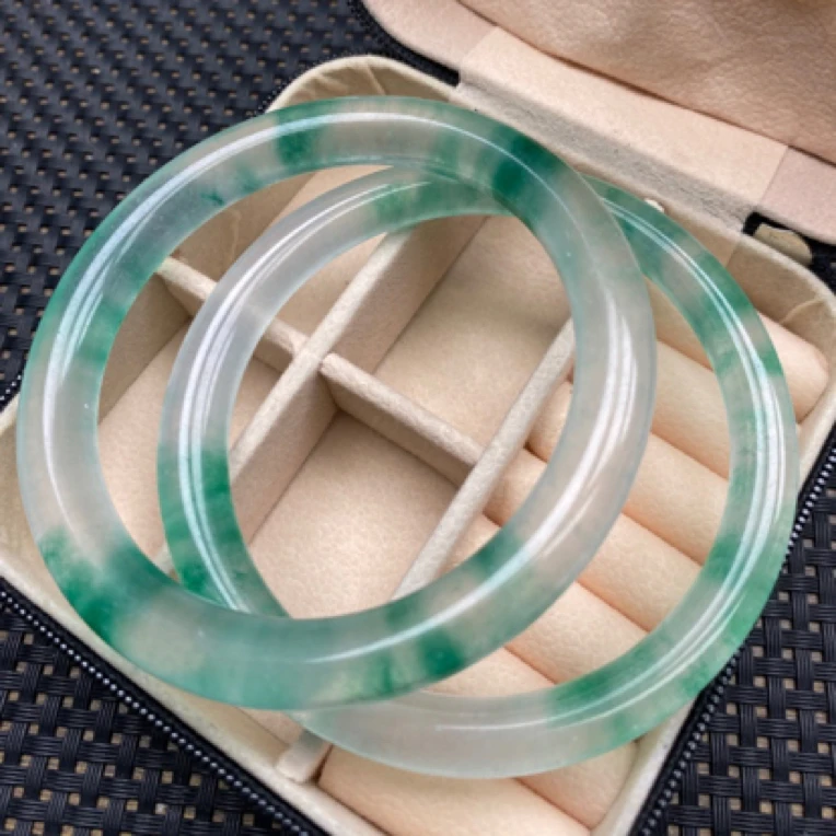 【大喜华】绿花圆条时尚手镯/发一个