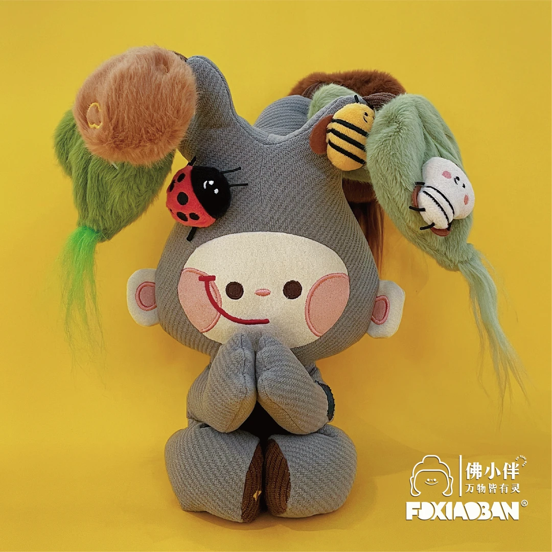 佛小伴—菩提树下-觉悟毛绒玩偶24cm