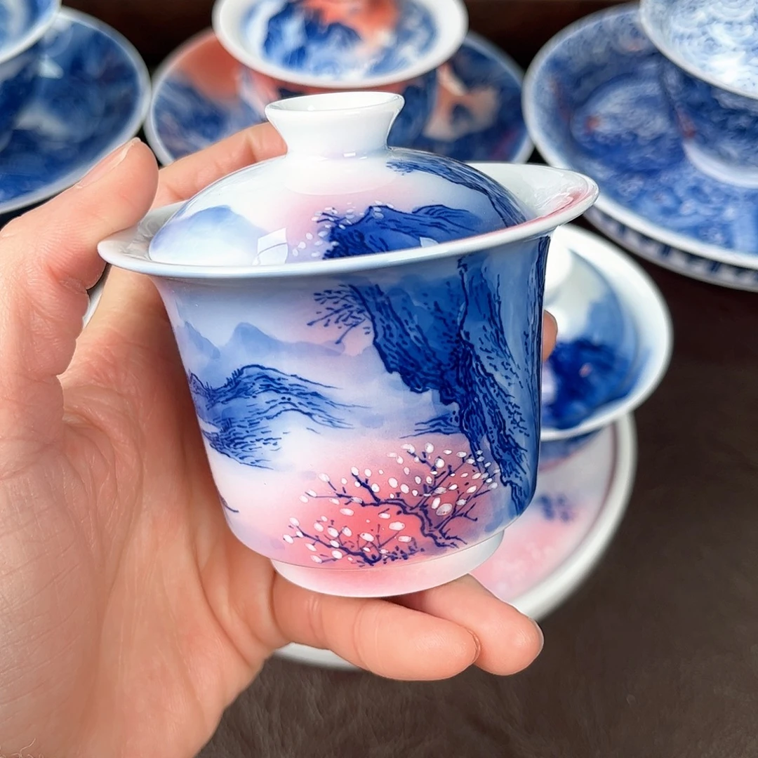 手绘高温瓷器瓷器