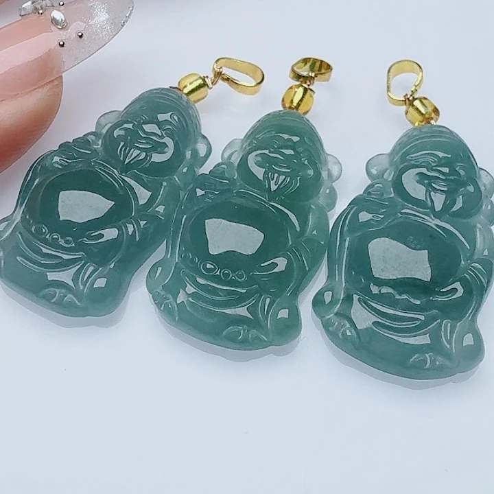 翡翠未镶嵌颈饰天然的A货翡翠多样性发其一