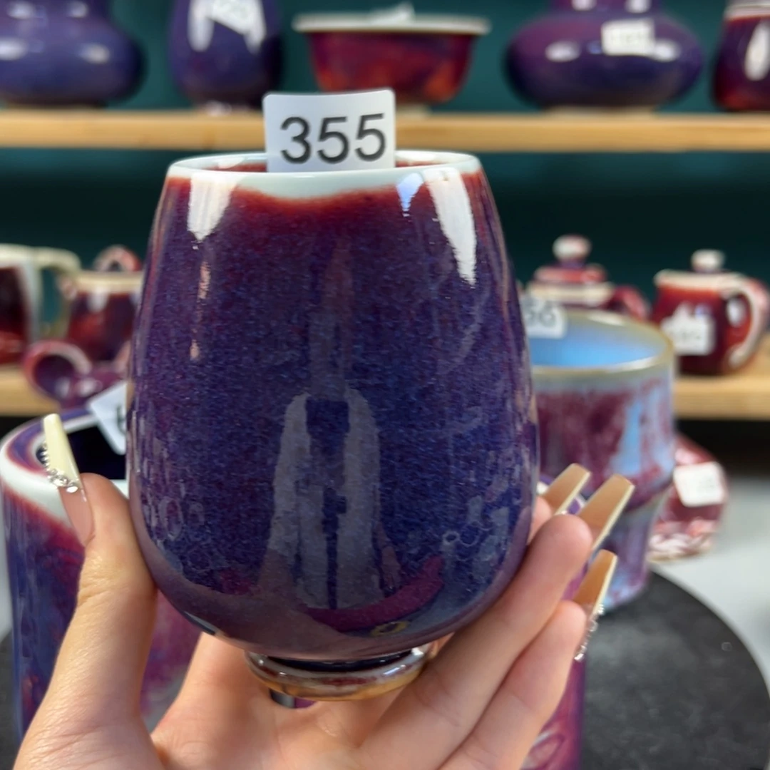 瓷片秋*江微瑕主人杯纯手工