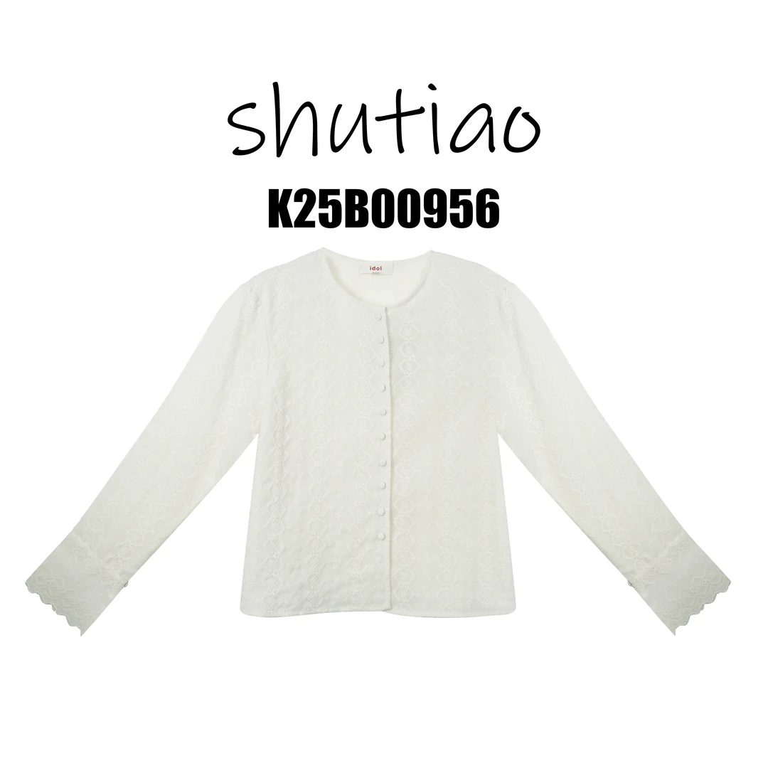 【SHUTIAO】2025夏季：新款小众设计款开衫K25B00956