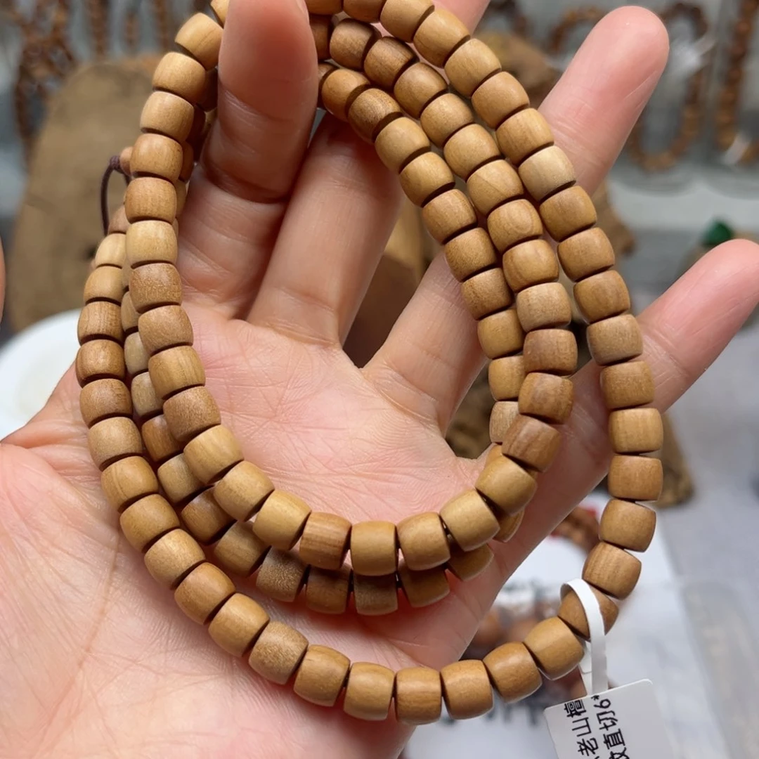檀香木手串/手链印度迈索尔老山檀香6x7直切