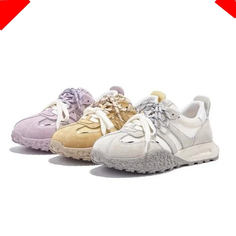 爆款阿甘鞋女厚底2025春季新款百搭时尚休闲运动鞋学生透气德训鞋