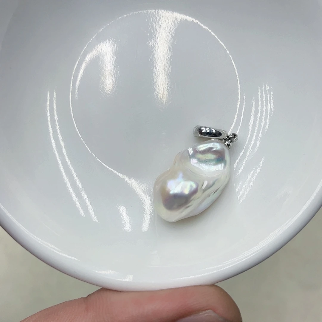 淡水珍珠吊坠(不含链)未镶嵌15