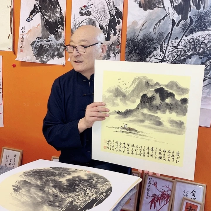 国画张圣敏先生纯手绘作品