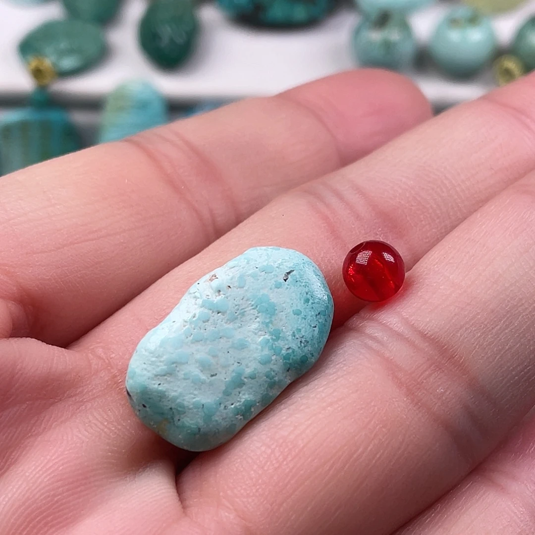 南红玛瑙未镶嵌颈饰