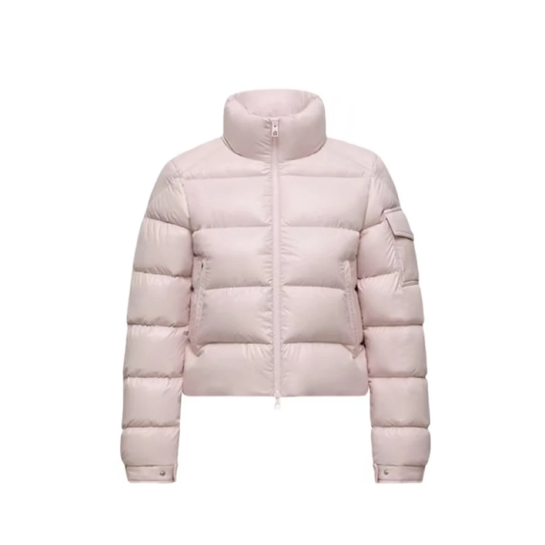 冬日软糖女孩！高绒朵90白鸭绒立领短款羽绒服外套女