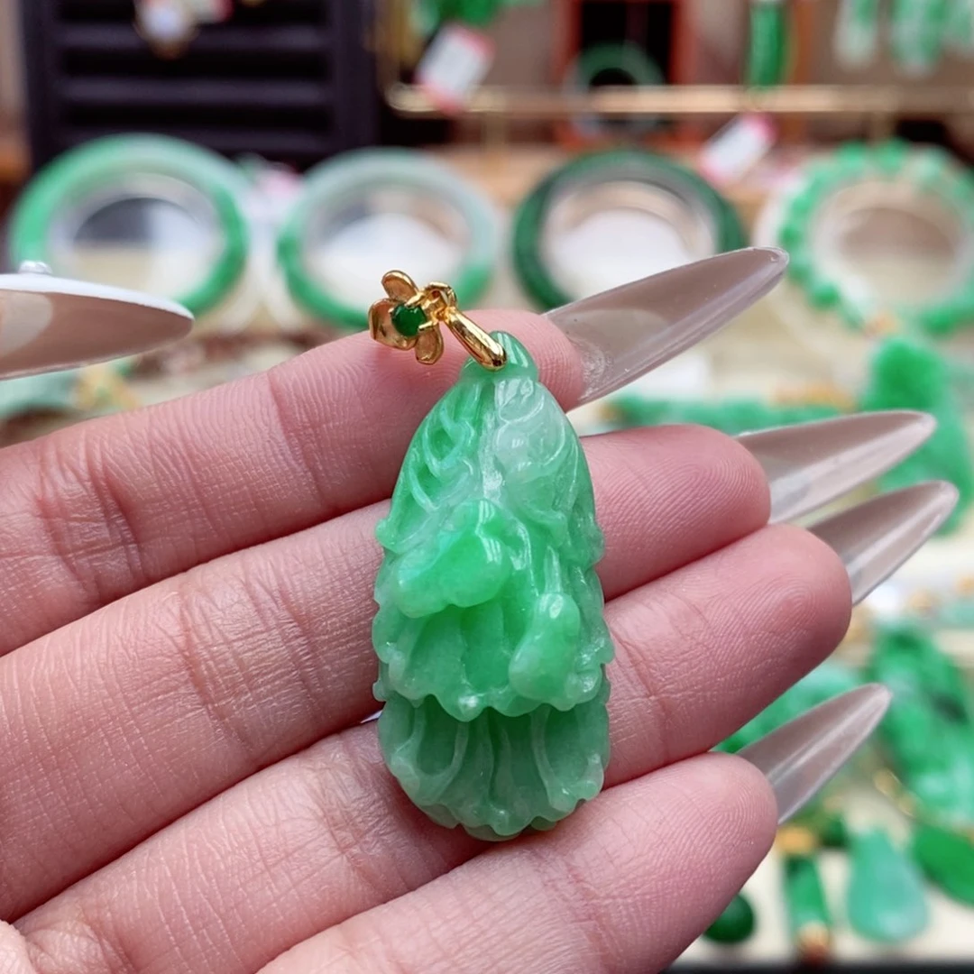 颈饰未镶嵌翡翠翡翠吊坠