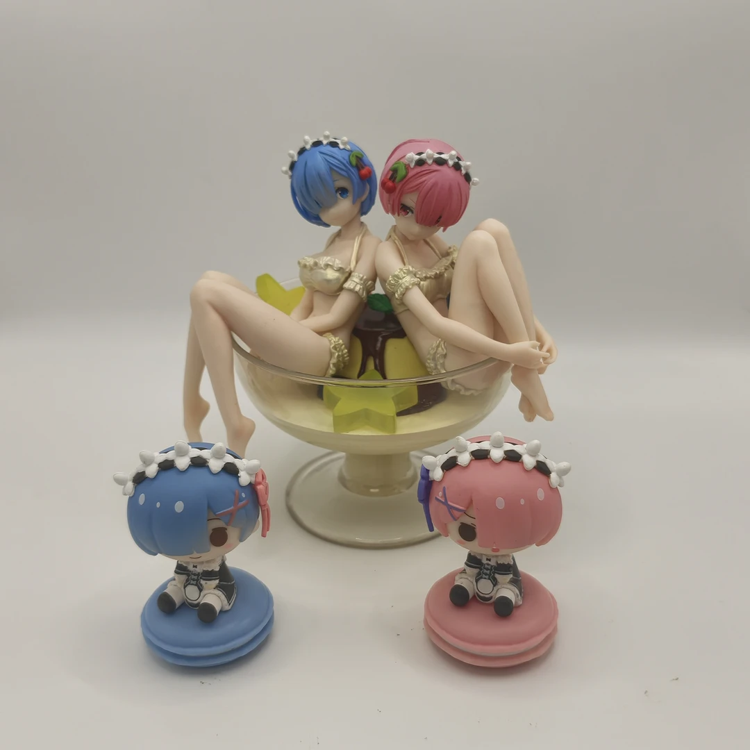 正版 从零开始的异世界生活 蕾姆 拉姆 布丁 马卡龙 景品