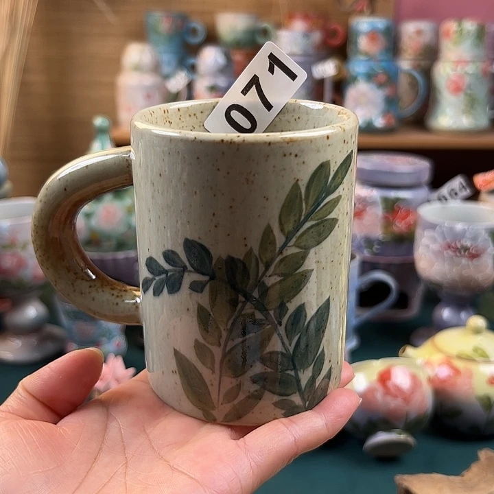 杯景德镇陶瓷手绘作品071