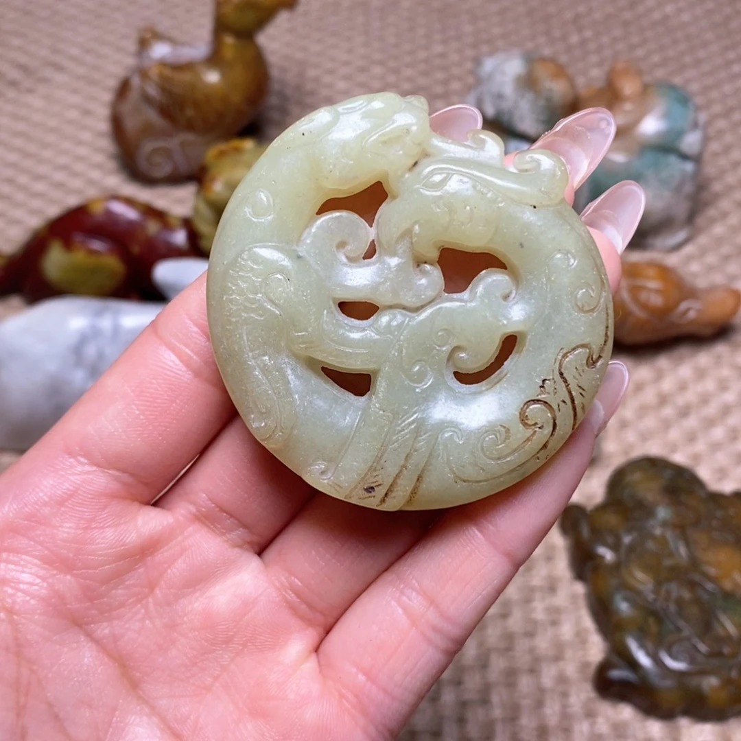 白玉菩提吊坠白玉菩提白玉菩提摆件