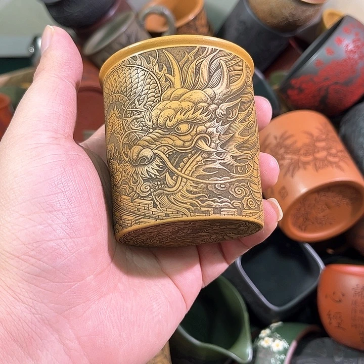 茶杯紫砂全手工紫砂主人杯