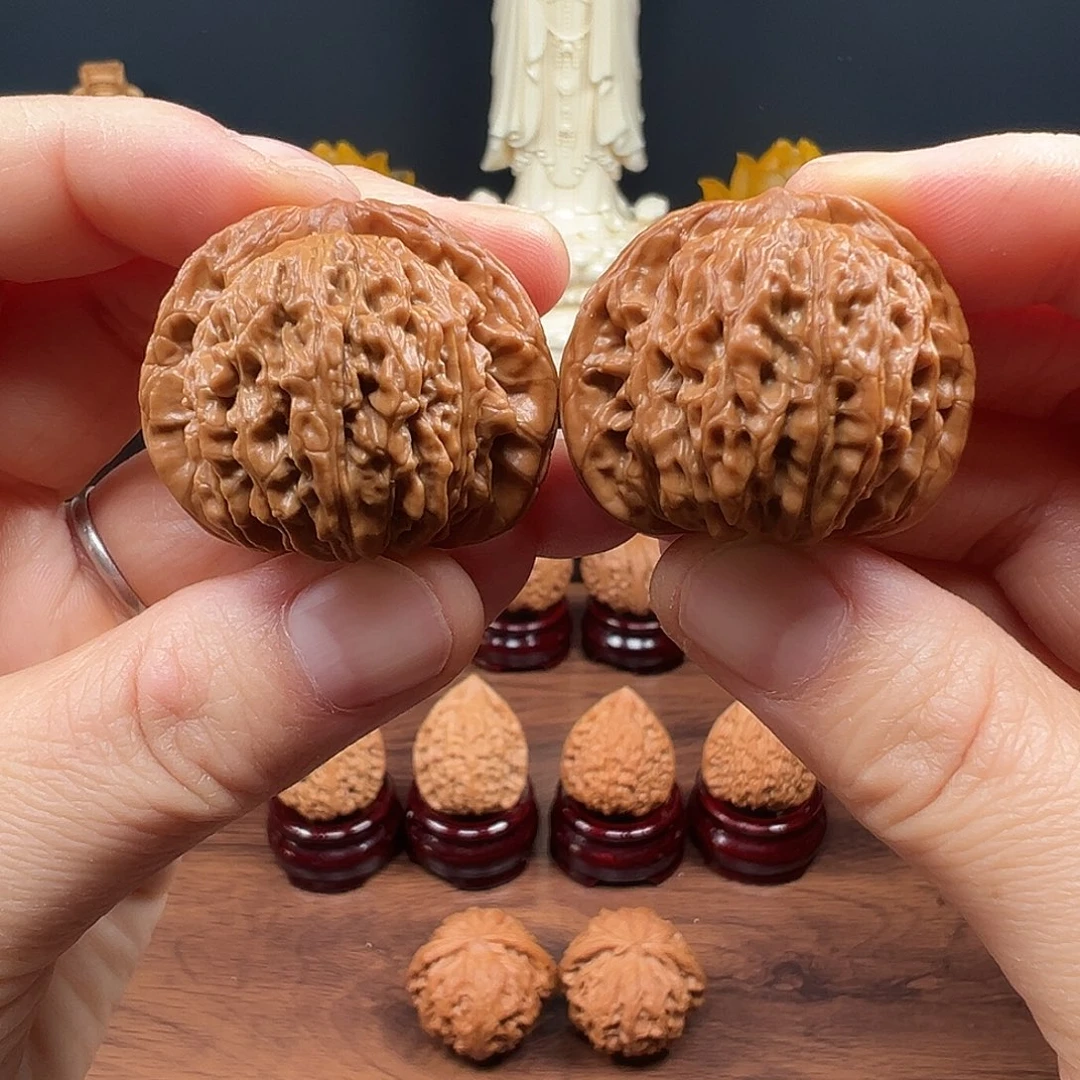 吊坠文玩核桃35全品四座楼