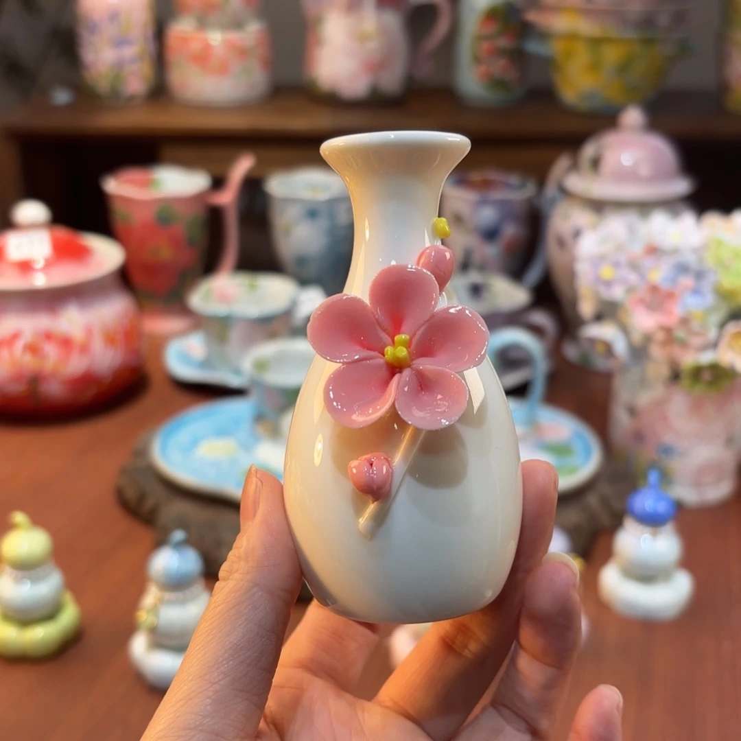 瓷片景德镇手绘高温釉下彩陶瓷茶具