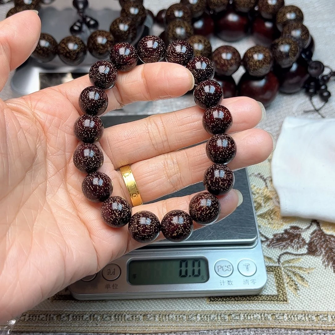檀香紫檀（小叶紫檀）热*1.2 17颗 爆星