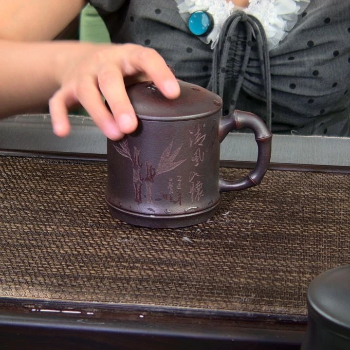 茶杯紫砂高货放漏