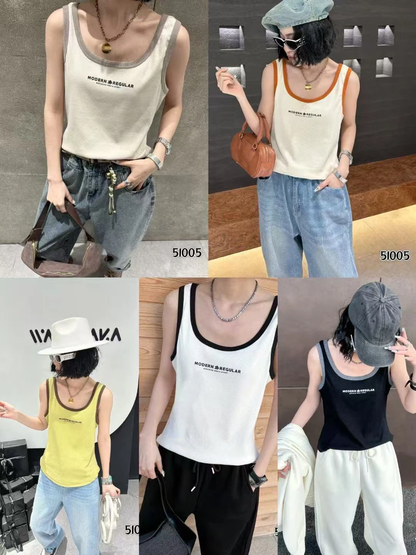 W阿薇•百搭字母背心