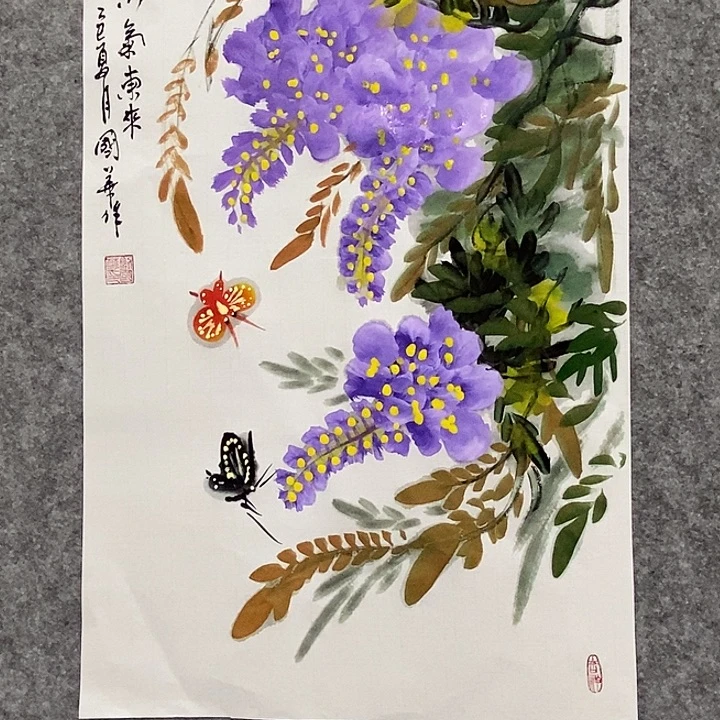 国画刘国华手绘作品111