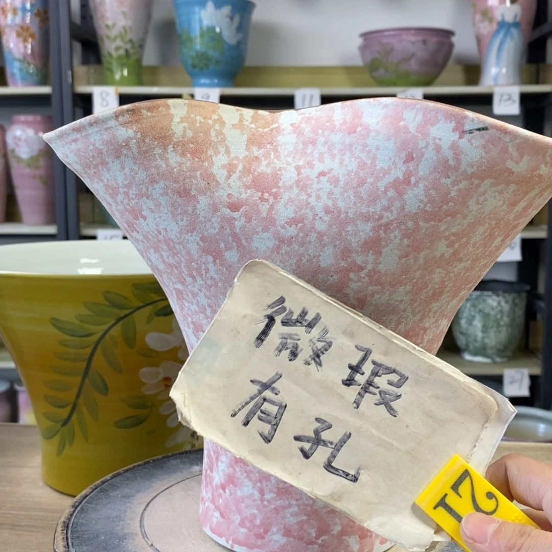 景德镇手工手绘陶瓷花盆