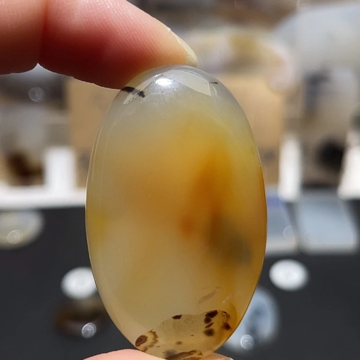 玛瑙/玉髓玉牌未镶嵌