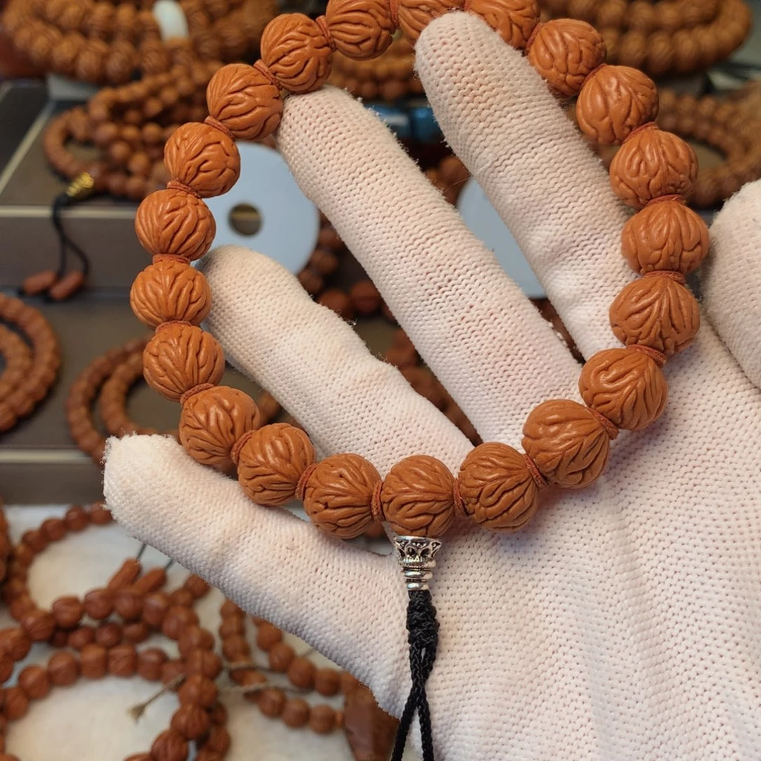 手串桃核秦岭龙纹