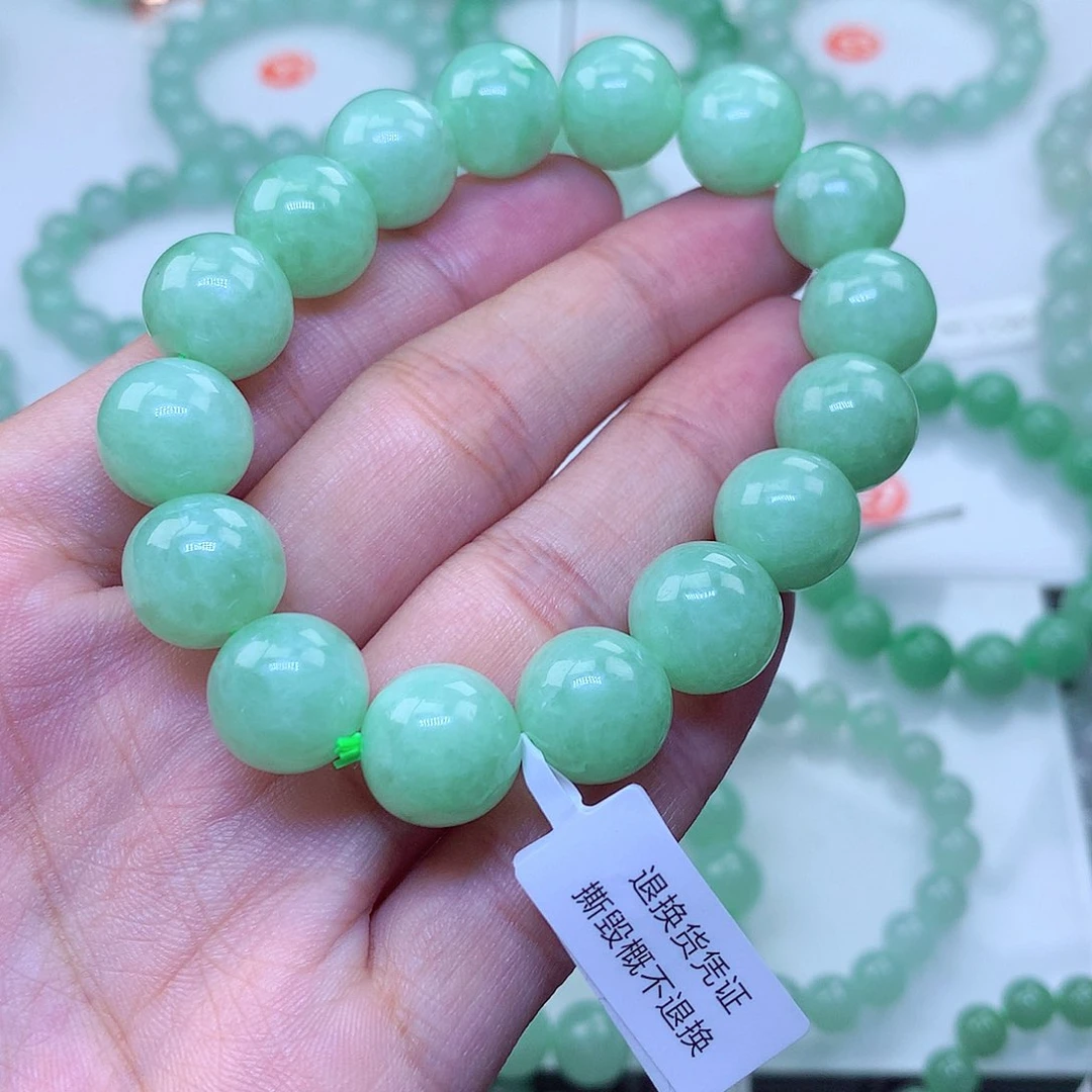 翡翠未镶嵌毛衣链